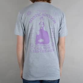 Mystic Adviser Skate T-Shirt - Light Heather/Lavender