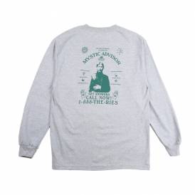 Mystic Advisor Longsleeve Skate T-Shirt - Ash Grey