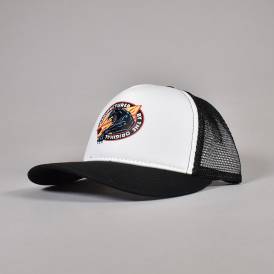 Natas SC Panther Mesh Snapback Trucker Cap - White/Black