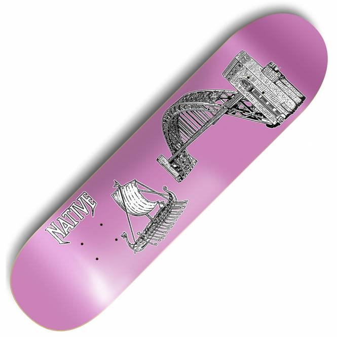 Native Big River Skateboard Deck 8.25