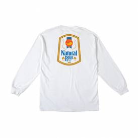 Natty Revs Long Sleeve Skate T-Shirt - White/Multi