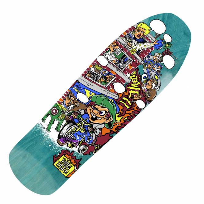 New Deal Skateboards Andy Howell Tricycle Kid Skateboard Deck 9.63