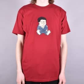 Newman Skate T-Shirt - Crimson