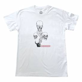Nobody Lives Skate T-Shirt - White