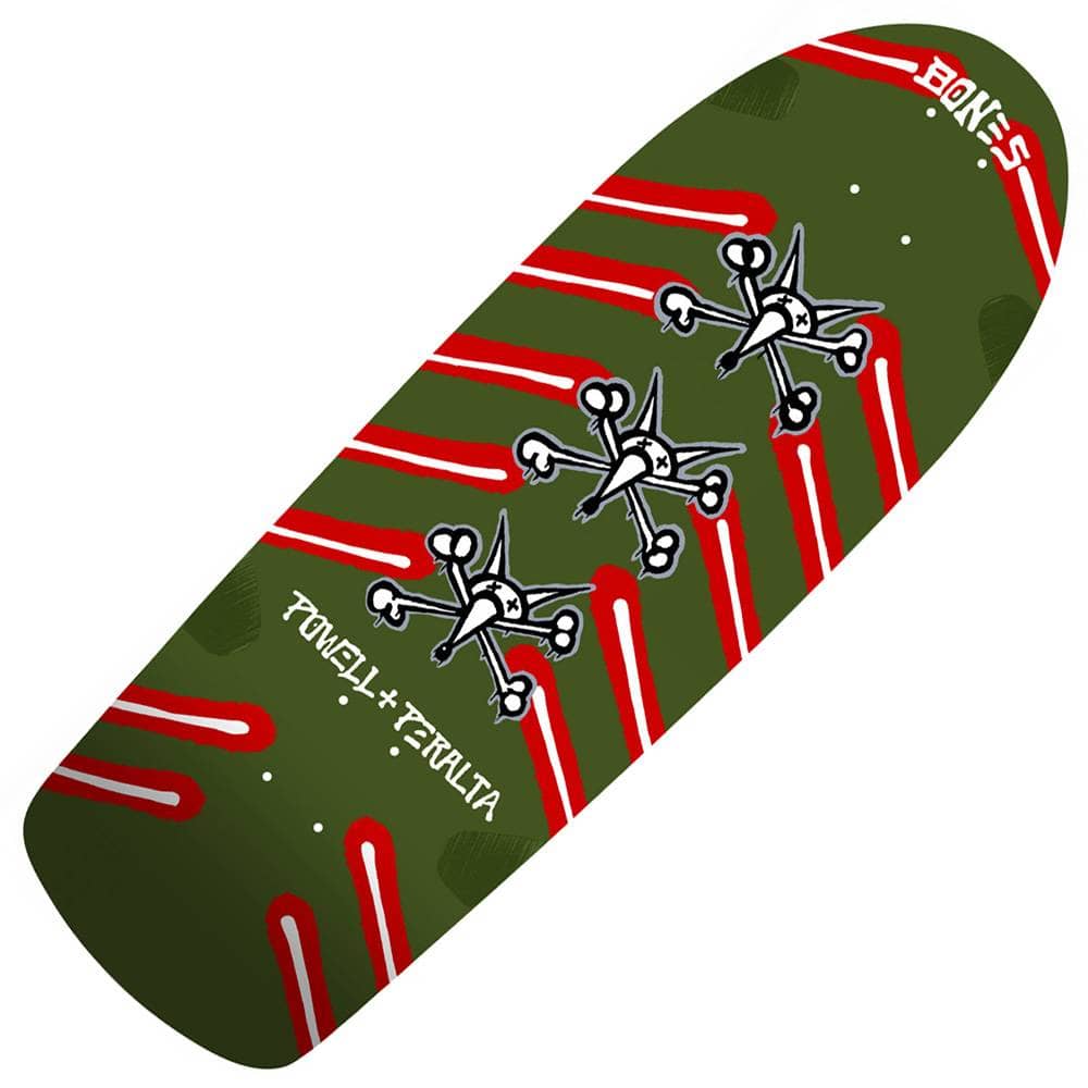 Skateboard Completo Powell Peralta OG Rat Bones Ristampa - Colore Verde Oliva, Old School - Foto 3