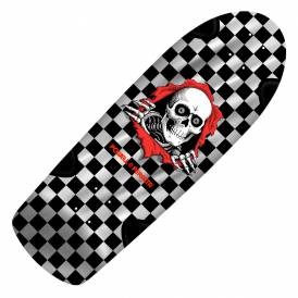 OG Ripper Checkered Silver Foil Reissue Skateboard Deck - 10.0"