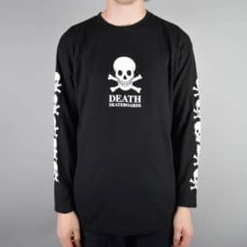 OG Skull Long Sleeve Skate T-Shirt - Black