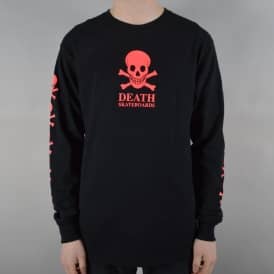 OG Skull Longsleeve T-Shirt - Black/Pink