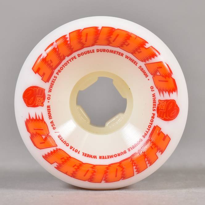 OJs Wheels Prototypes Double Duro Mini Combo 101a/95a Skateboard Wheels 58mm