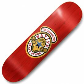 One And Only (Red Stain) Skateboard Deck 8.5"