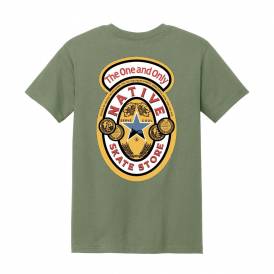 One And Only Skate T-Shirt - Army Green