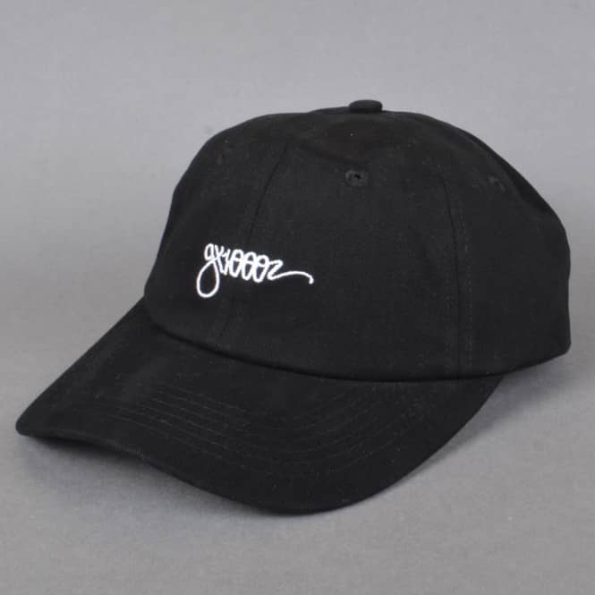 GX1000 One Liner Strapback Cap - Black - SKATE CLOTHING from