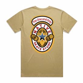 One & Only Skate T-Shirt - Khaki 