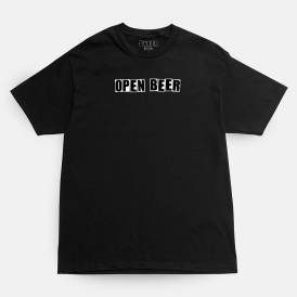 Open Beer Skate T-Shirt - Black
