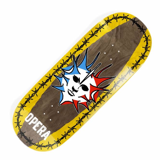 Opera Skateboards Fatties Torn Spike Ex7 Skateboard Deck 12''