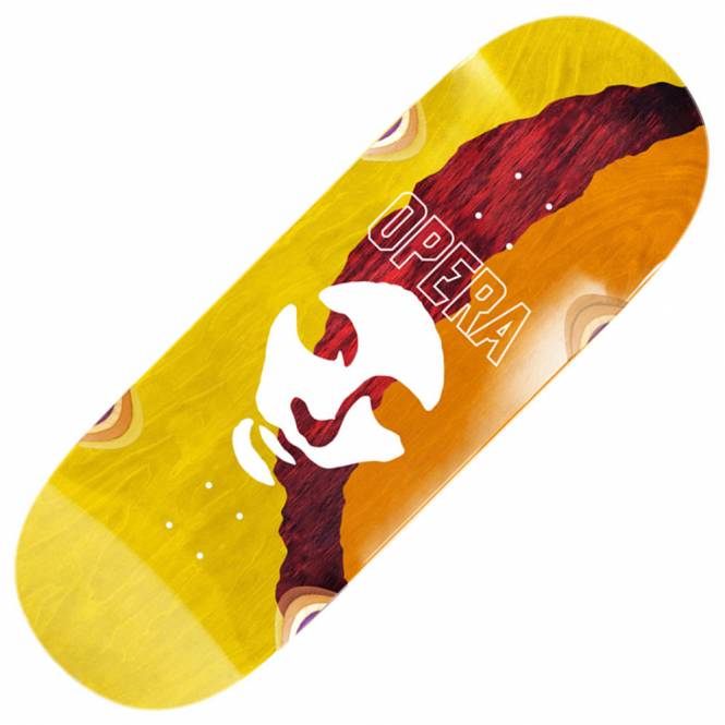 Opera Skateboards Triple Torn Big Mask Skateboard Deck 11.0