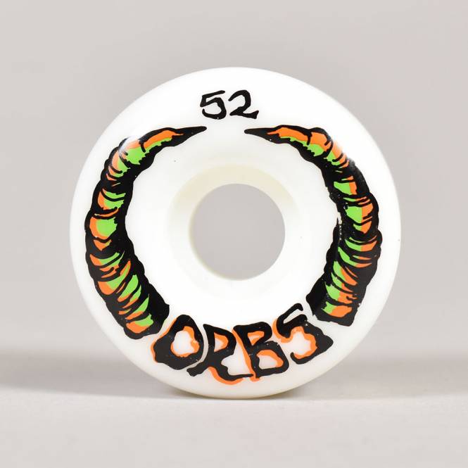 Orbs Wheels Orbs Apparitions (White) Skateboard Wheels 52mm