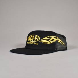 Origin Mesh Snapback Trucker Cap - Black
