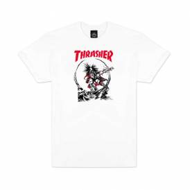Outlaw 2-Tone Skate T-Shirt - White