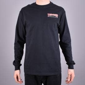 Outlined Longsleeve T-Shirt - Black
