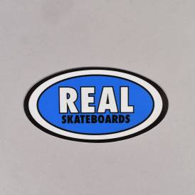 Oval (Blue) Sticker - 4''