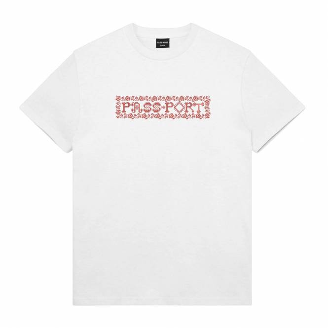 Passport Skateboards Rosary Skate T-Shirt - White