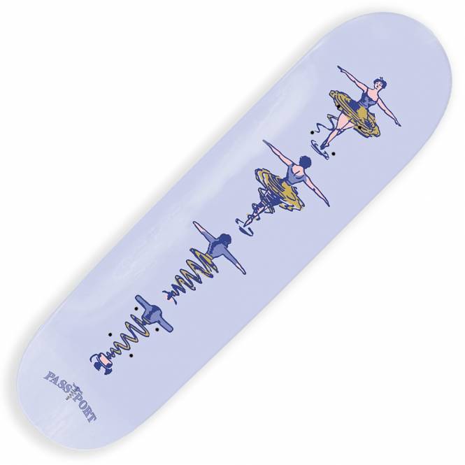 Passport Skateboards Spin Me Round 'Corkscrew' Skateboard Deck 8.25''