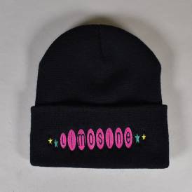 Pink Bubz Beanie - Black
