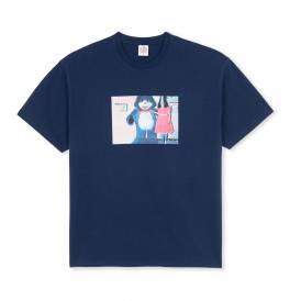 Pink Dress Skate T-Shirt - Dark Blue