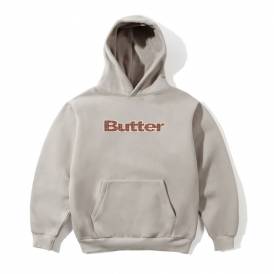 Plaid Logo Applique Hood - Taupe