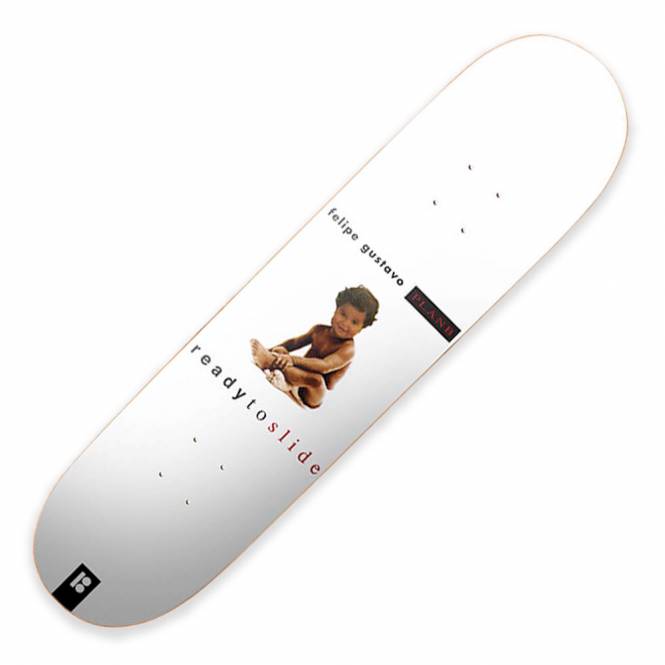 Plan B Skateboards Gustavo Born To Slide Skateboard Deck 8.0