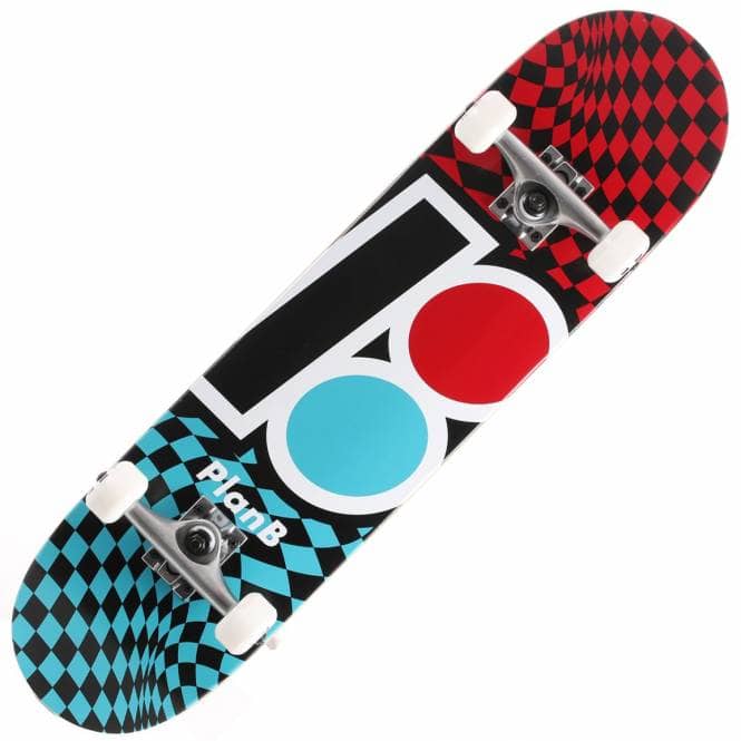 Plan B Skateboards Team Checker Complete Skateboard 7.875