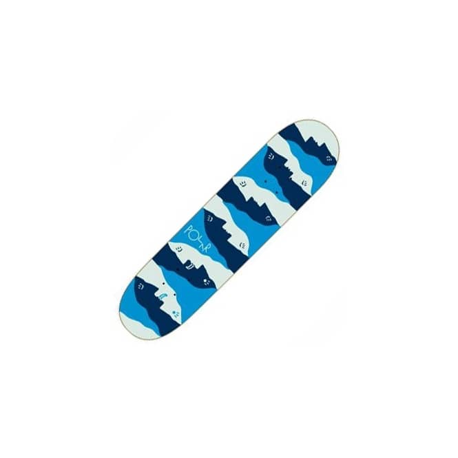 Polar Skateboards Polar Janus Feeling Blue Skateboard Deck 8.25 ...