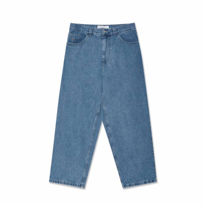 Polar Skateboards Big Boy Jeans - Mid Blue