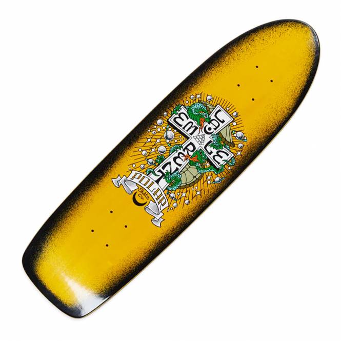 Polar Skateboards Emile Laurent Turtle Town (T- SHAPE) Skateboard Deck 8.75''