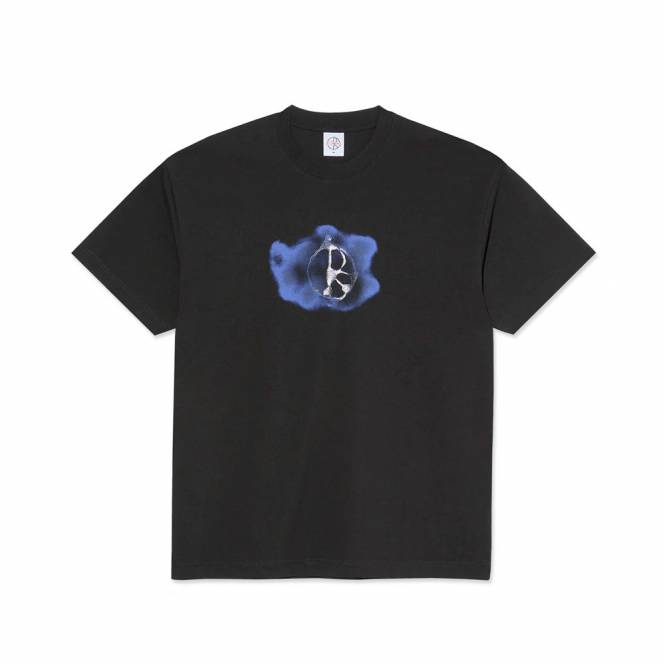 Polar Skateboards Metal Logo Skate T-Shirt - Black