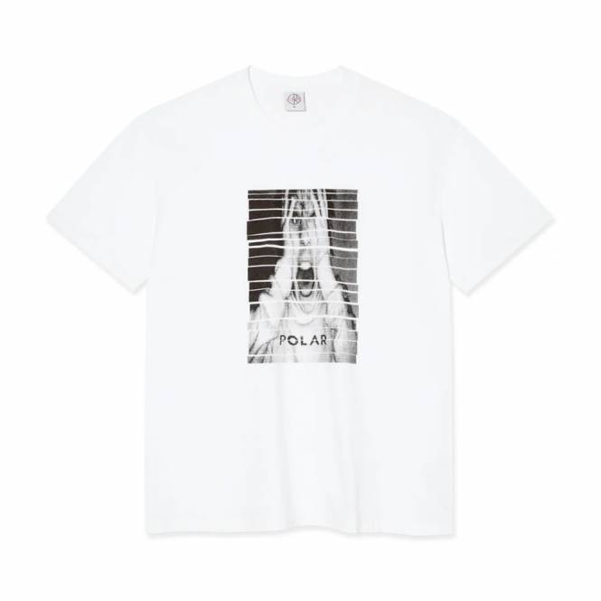 Polar Skateboards Scream Skate T-Shirt - White