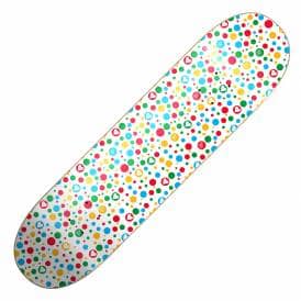 Polka Heart (White) Skateboard Deck 8.25''