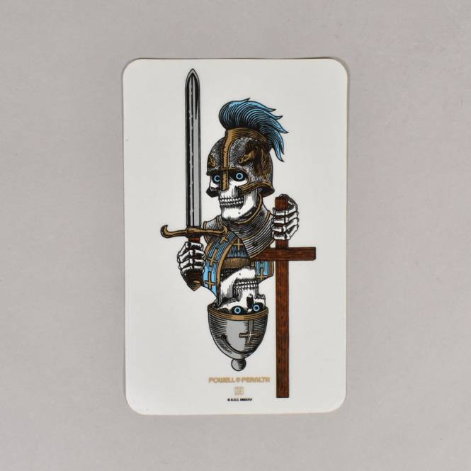 Powell Peralta Dan Corrigan Chess Skulls Sticker - 6'' x 4''
