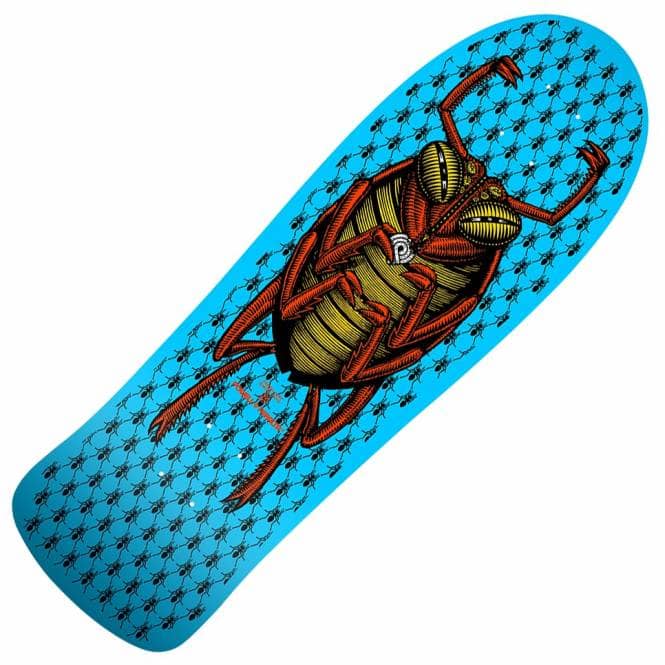 Powell Peralta OG Bug Blue Reissue Skateboard Deck 9.85
