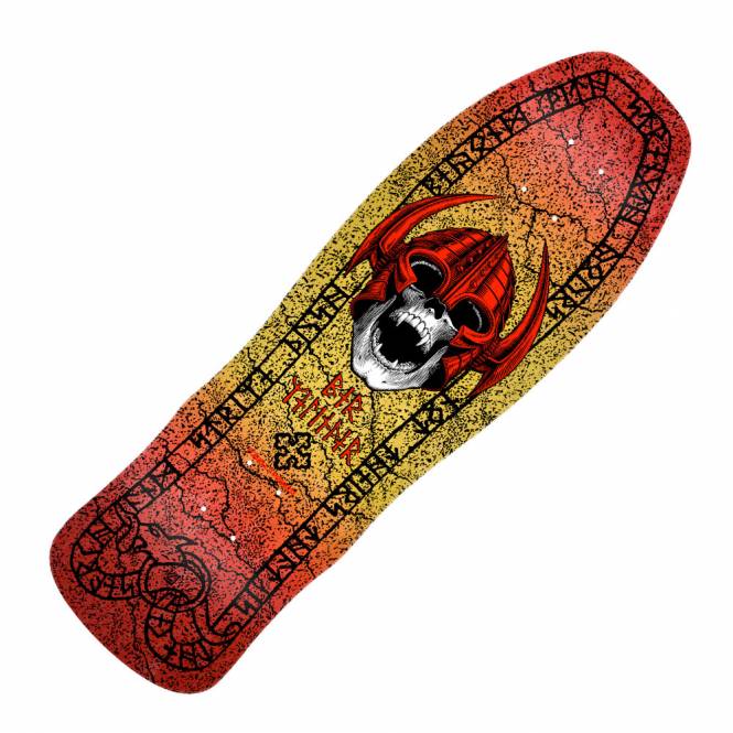 Powell Peralta Welinder Classic (Red/Yellow Fade) Old Skool Skateboard Deck - 9.62'' x 29.75''