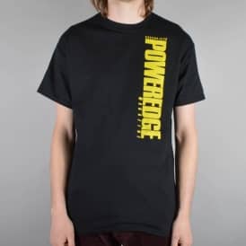 Poweredge Magazine Skate T-Shirt - Black