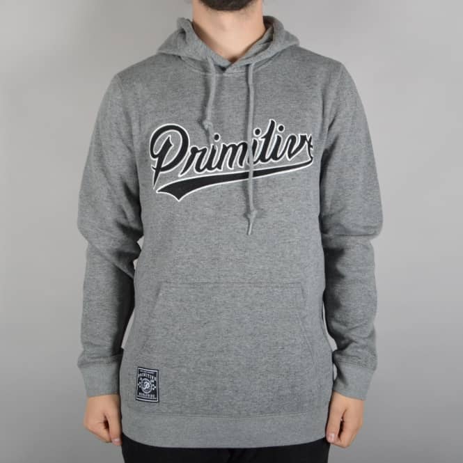 Primitive Apparel Built Stronger Pullover Hoodie - Grey Heather