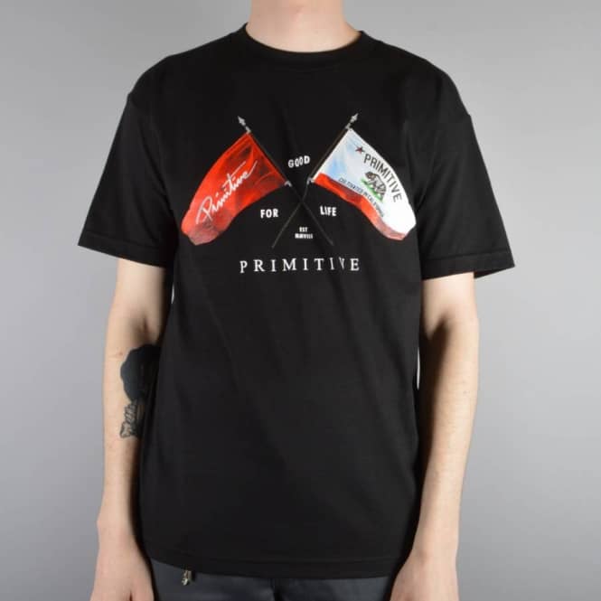 Primitive Apparel Frontier Skate T-Shirt - Black