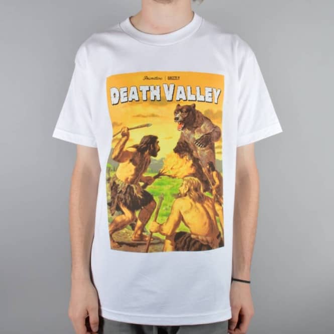Primitive Apparel Primitive x Grizzly Death Valley Skate T-Shirt - White