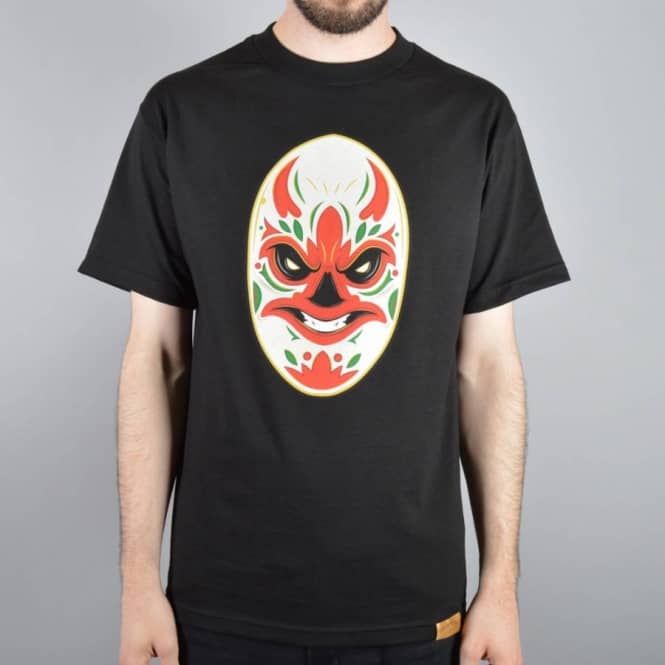 Primitive Skateboarding Luchador Skate T-Shirt - Black
