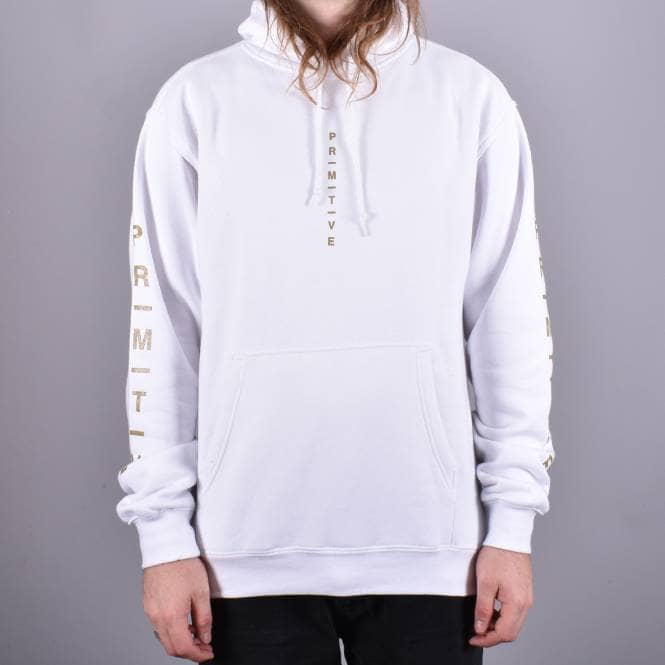 Primitive Skateboarding Moods Metallic Hood - White