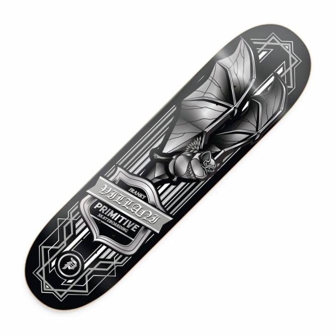 Primitive Skateboarding Villani Bat Skateboard Deck 8.5''