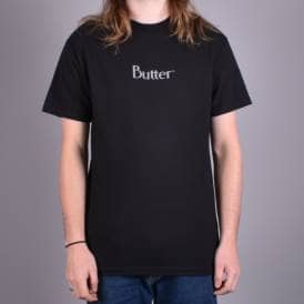 Puff Print Classic Logo Skate T-Shirt - Black