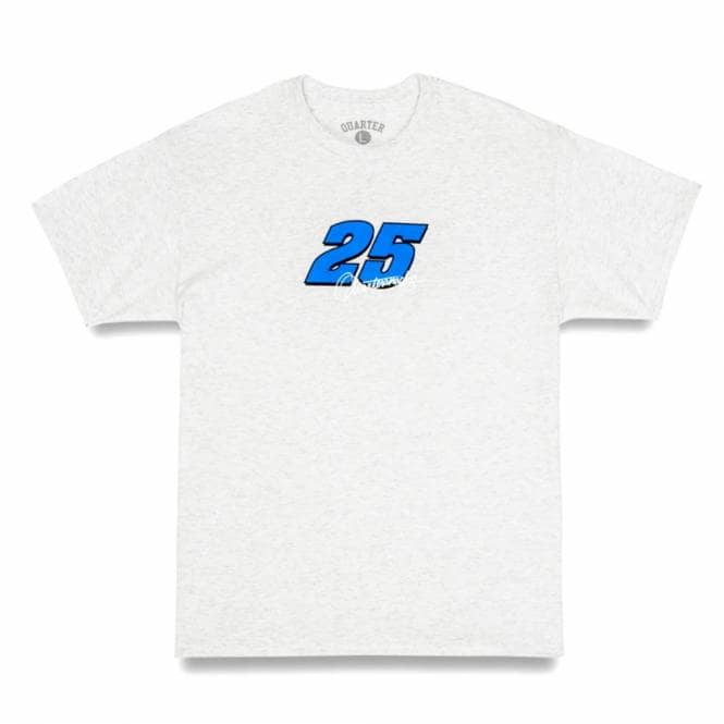 Quartersnacks Racer Skate T-Shirt - Heather Grey